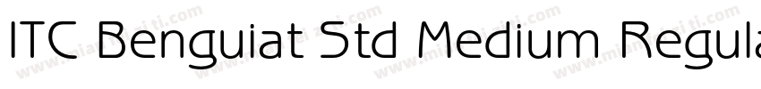 ITC Benguiat Std Medium Regular字体转换